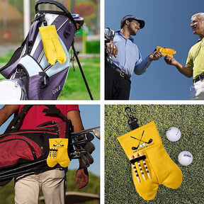 Golf Valuables Pouch UK - Golf Ball Bag Pouch Holder Organizer Case Gifts for Outdoor Sports Men Women