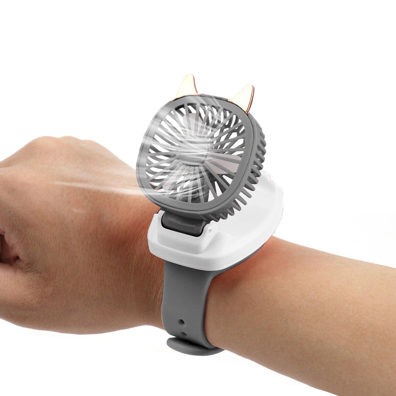 Grey Wrist Watch Fan
