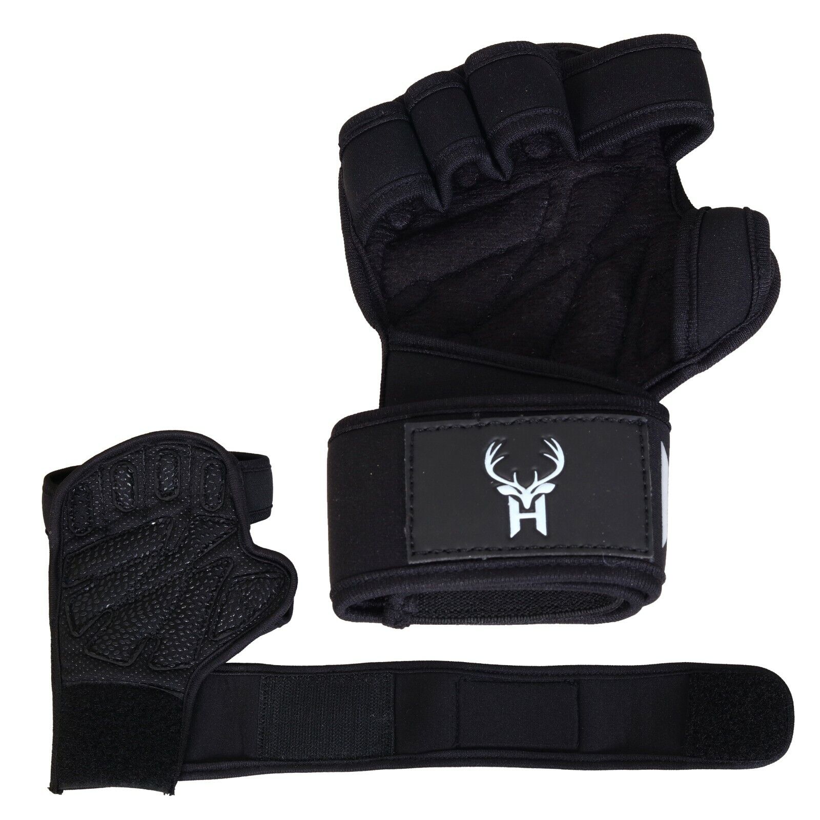 Gym Gloves Wrist Support - Weight Lifting Gym Gel padded Gloves strap