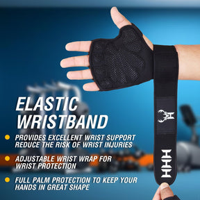 wrist support gym gloves