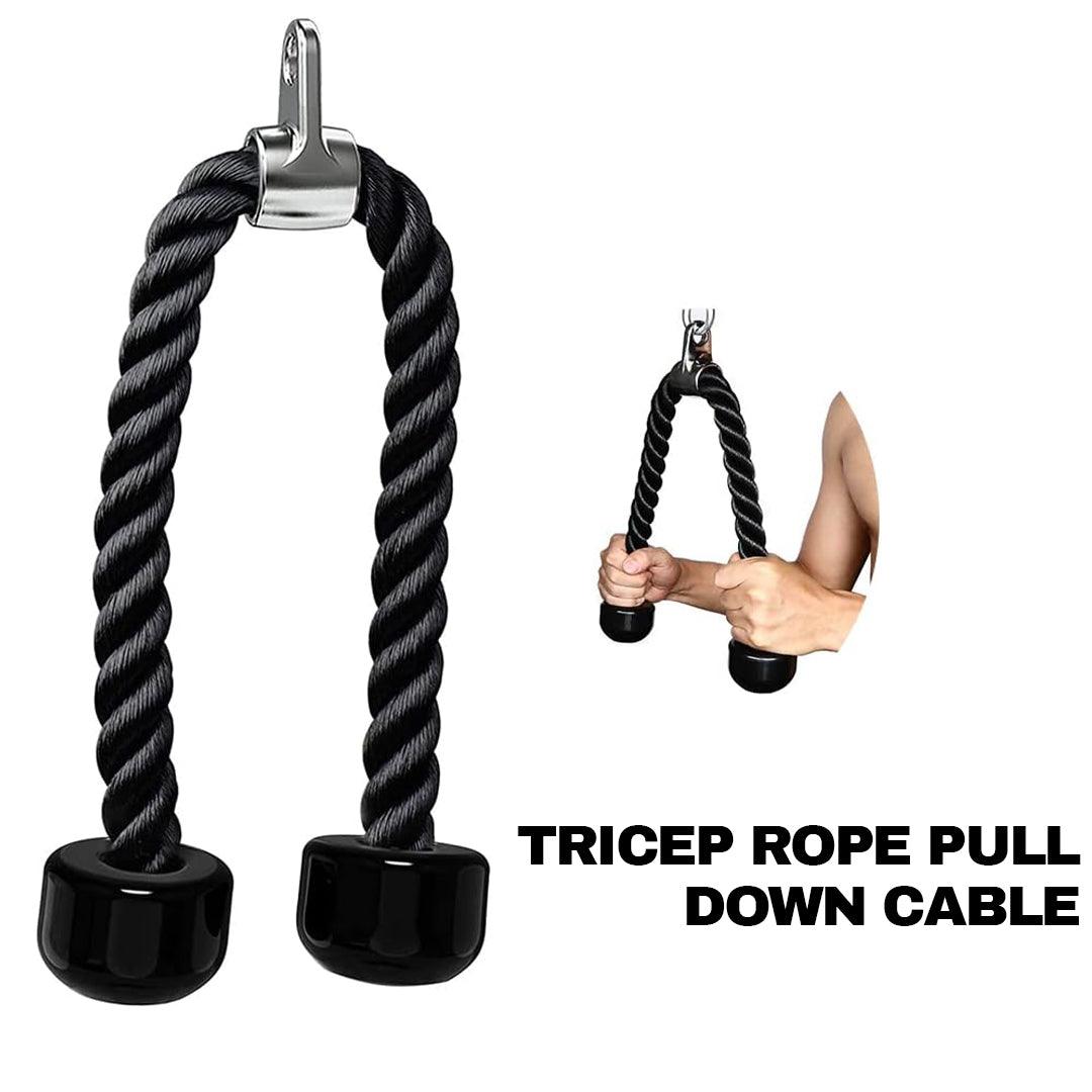 Tricep Rope Cable - Gym Tricep Rope Pull Down Cable | Premium Quality ...