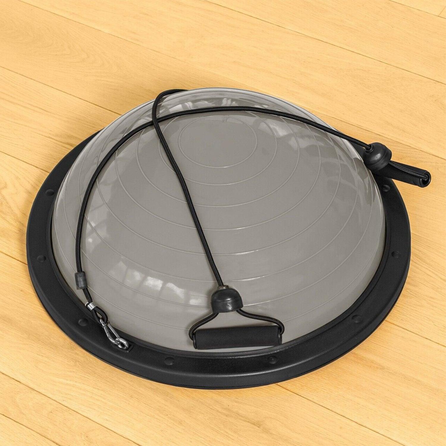 HALF EXERCISE BALL + Resistance Bands & Pump