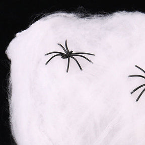 Halloween Spider Webbing -  Spider Web Spiders Stretchable Cobweb
