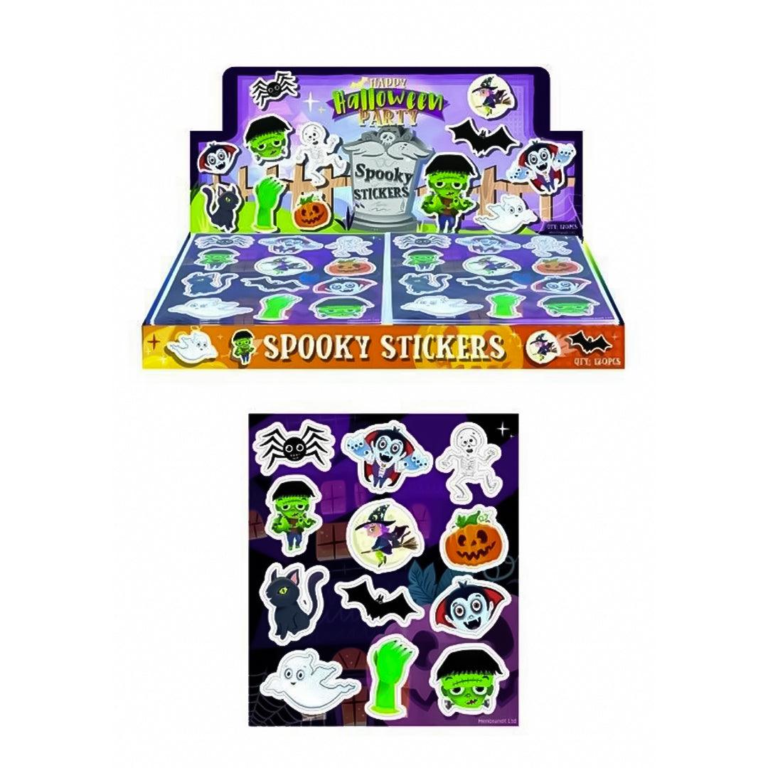 Halloween party stickers