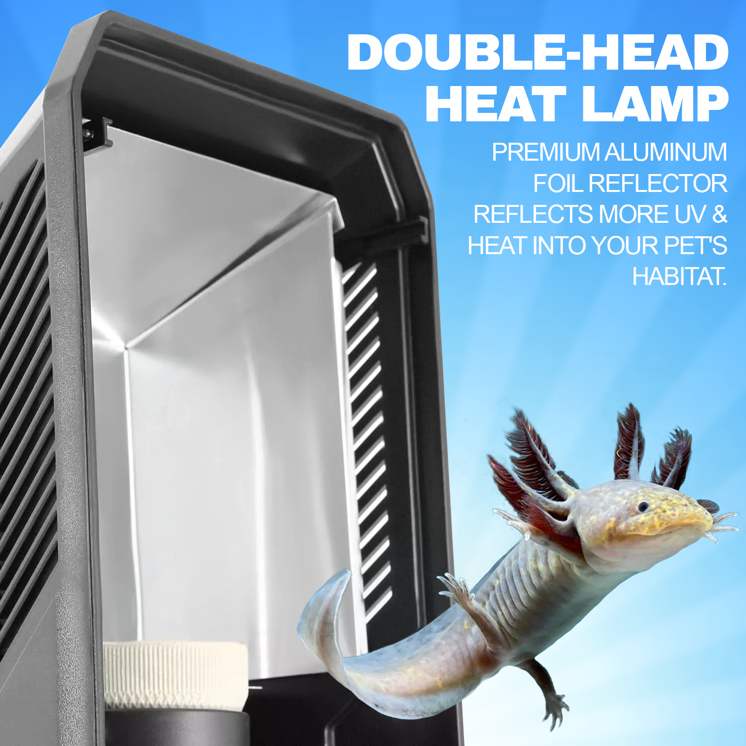 High-quality UVB lighting for bearded