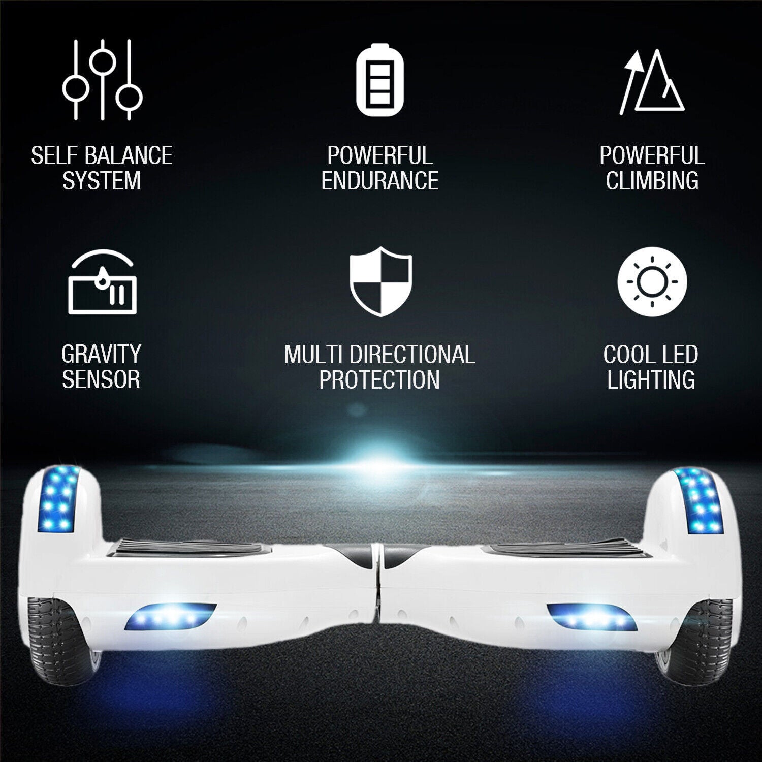 Electric Hoverboard With Bluetooth