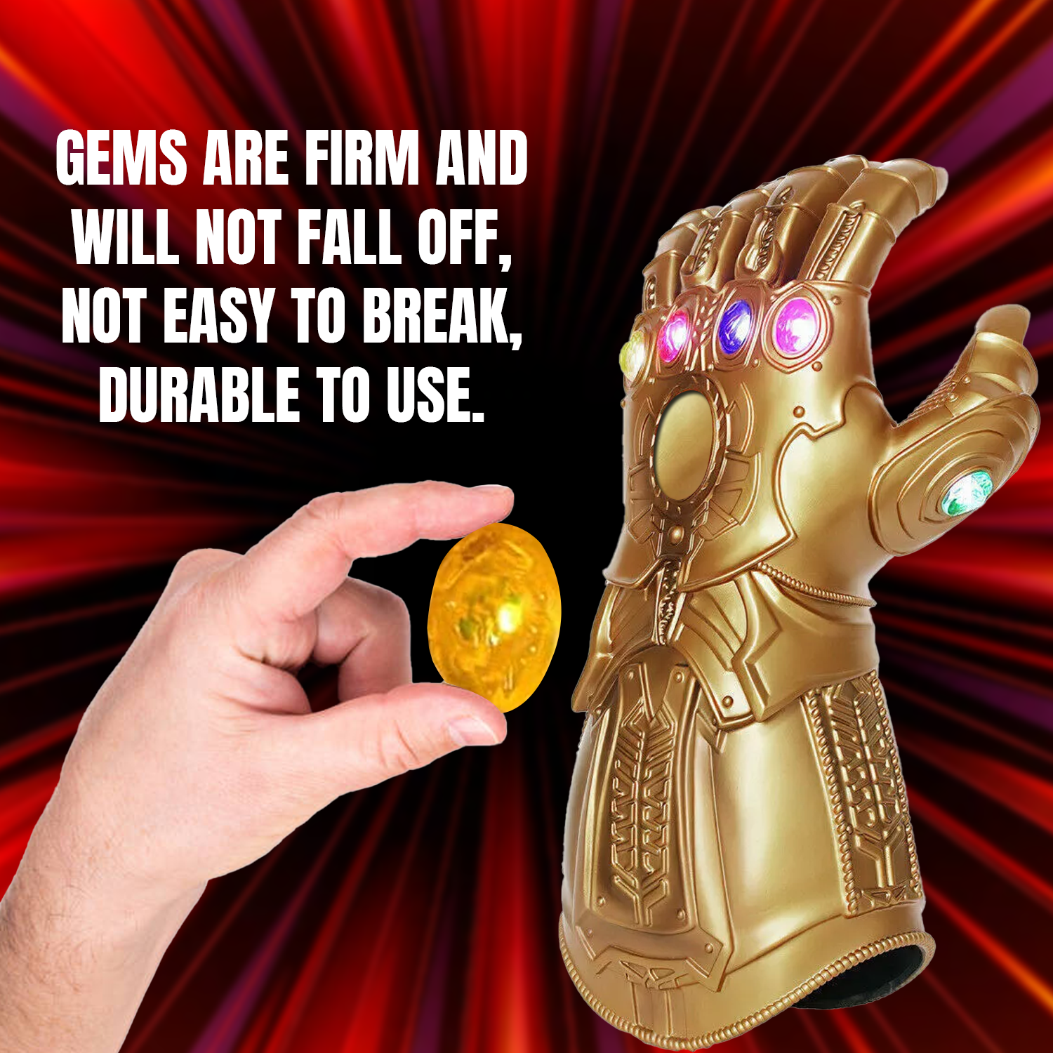 Infinity Stones glove for cosplay or display