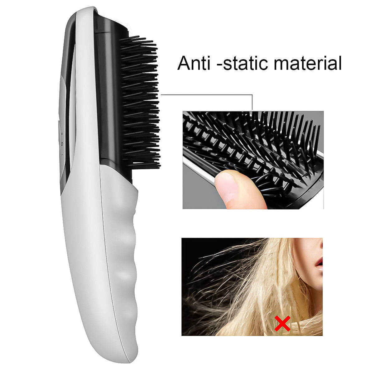 Electric Scalp Massager for Hair Growth - Infrared Laser Hair Growth Head Scalp Vibrating Massager Comb Brush