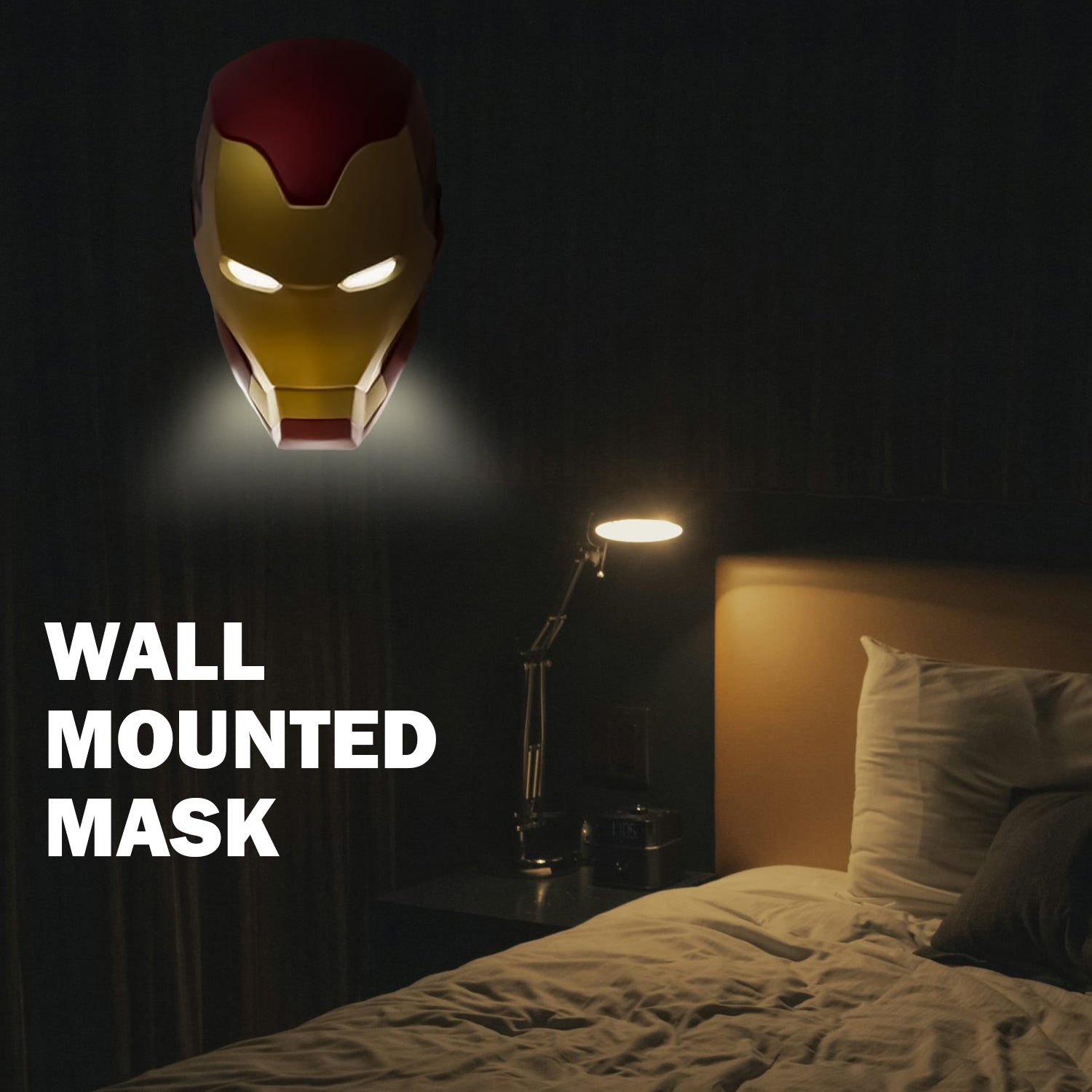 Iron Man cosplay mask light for parties and events