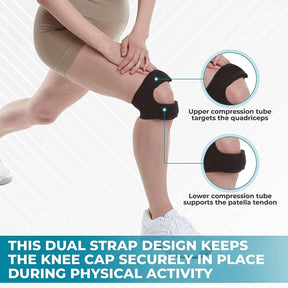 Patella Knee Strap - Tendon Straps Running Sports Pain Neoprene Brace
