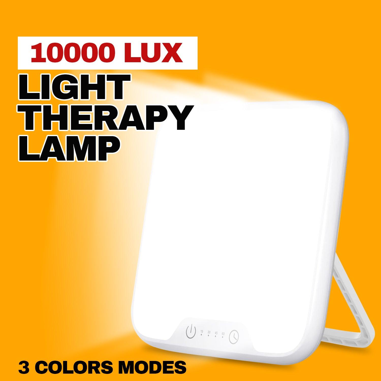 Sunbox Sads Light Therapy - 10000 Lux Natural Daylight Sad Light Therapy Lamp