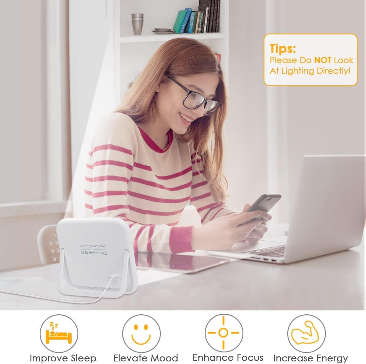 	 light therapy lamp