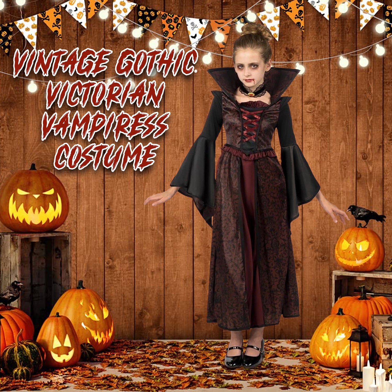Ladies vampire costume for Halloween parties