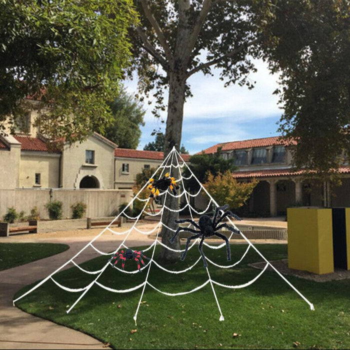 Home Large Spider Web Decor - 5M Giant Spider Web Party Props Decor ...