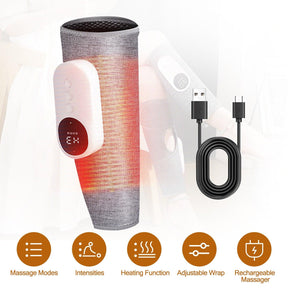 Leg Calf Massager - Air Compression Blood Circulation Thigh Wraps Heated Massager