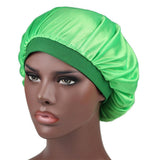 Light Green Satin Hair Bonnet