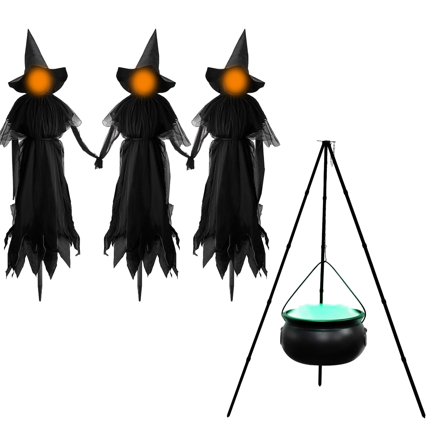 Light Up Witches for Halloween