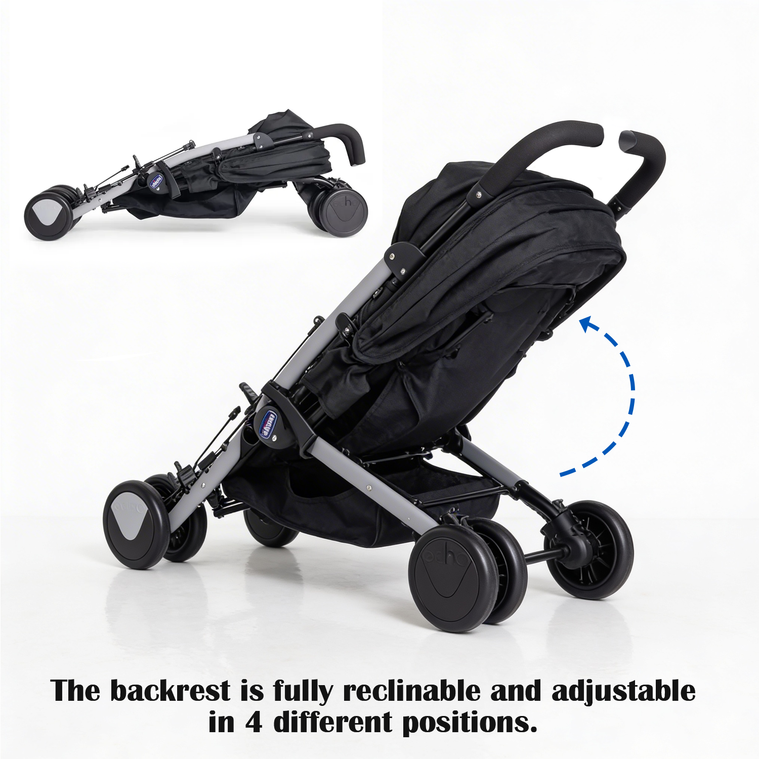 Lightweight baby stroller