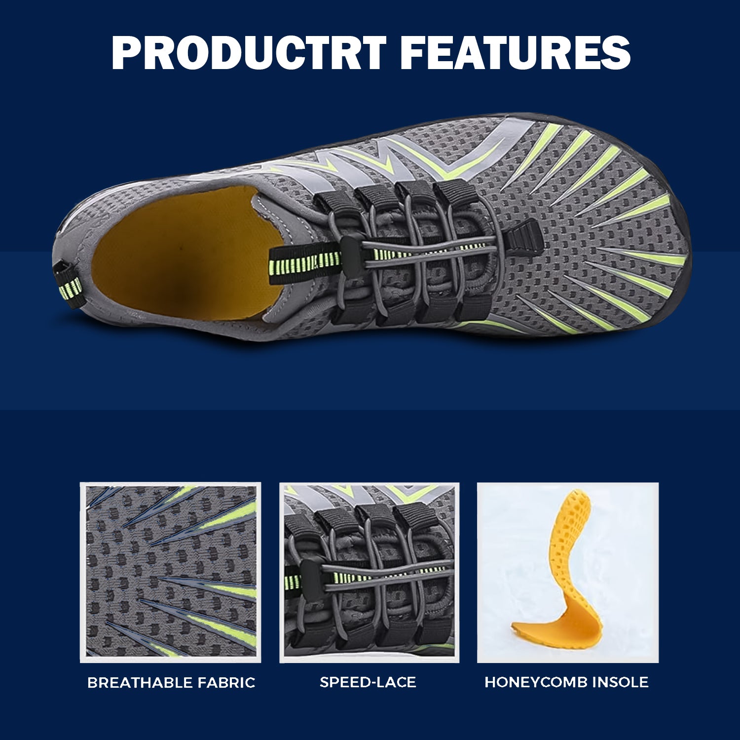 Lightweight flat sole running sneakers