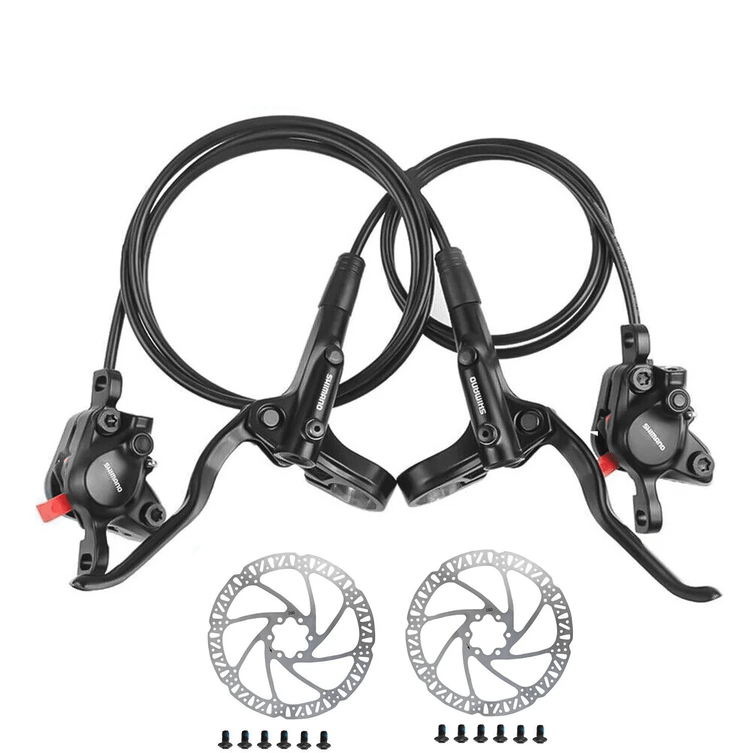 Shimano mtb brake set on sale