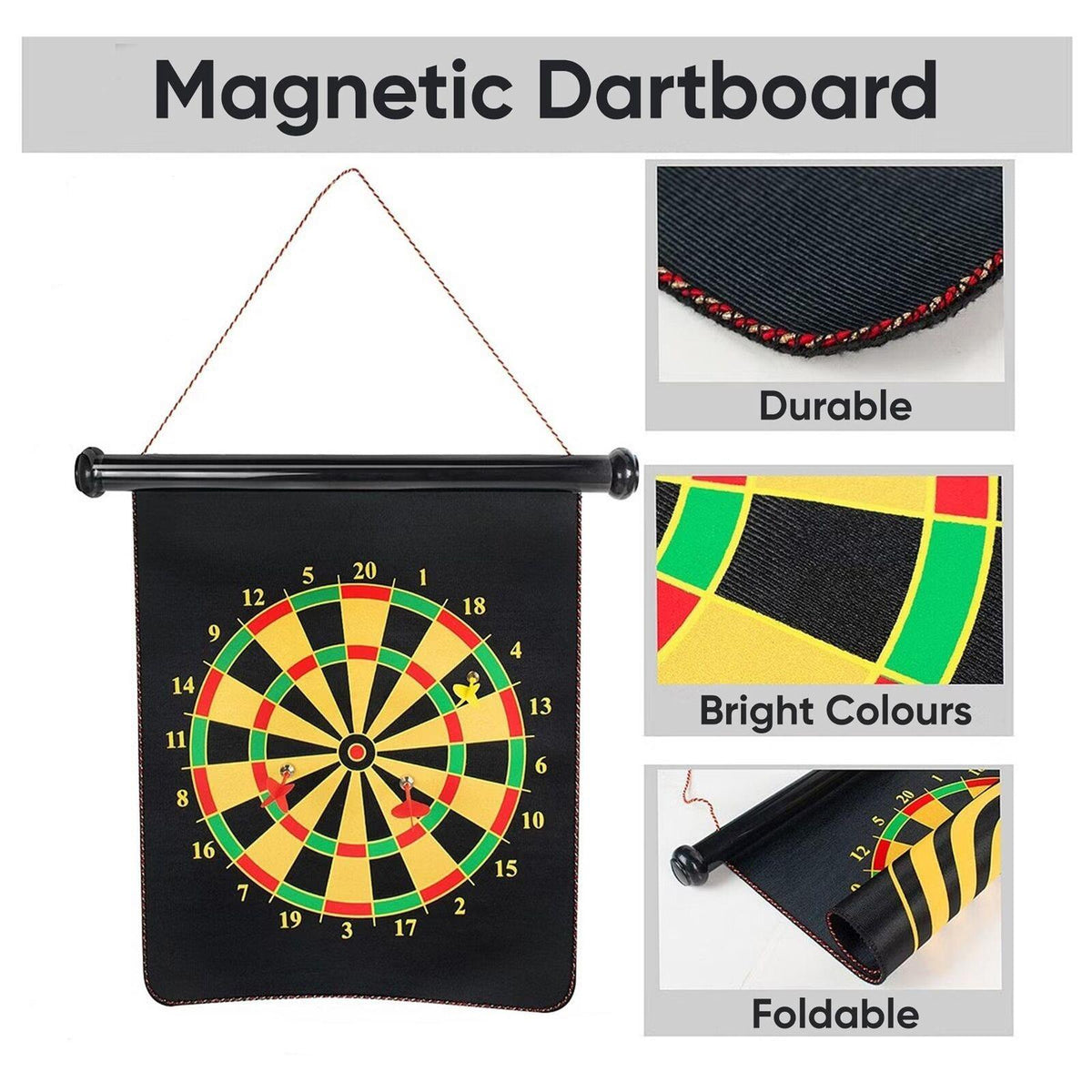 Best Dartboard UK Dartboard With 6x Safe Darts