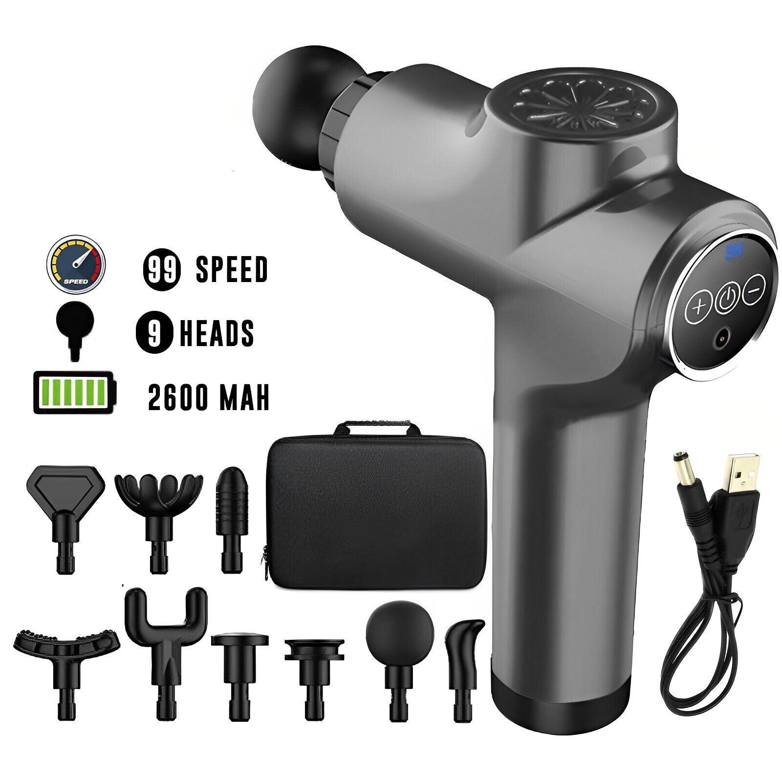 Deep Muscle Massager Gun Percussion Massager Tissue Relaxing Therapy Maskura Get Trendy Get Fit