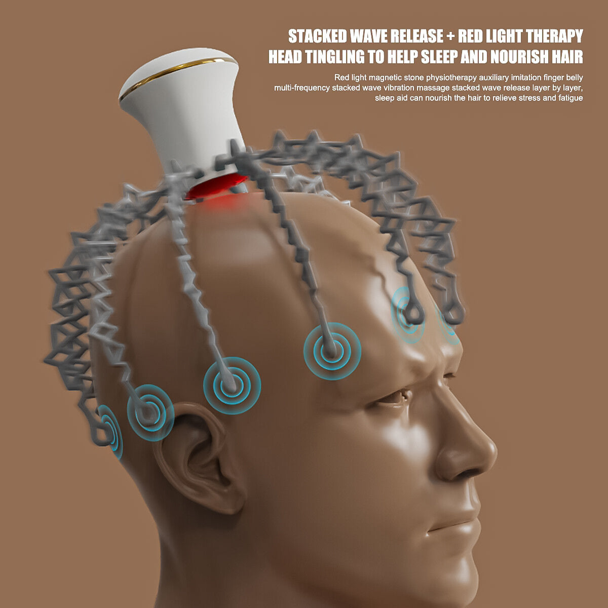 Octopus Head Massager - Electric Scalp Massager Stress Relief Relax