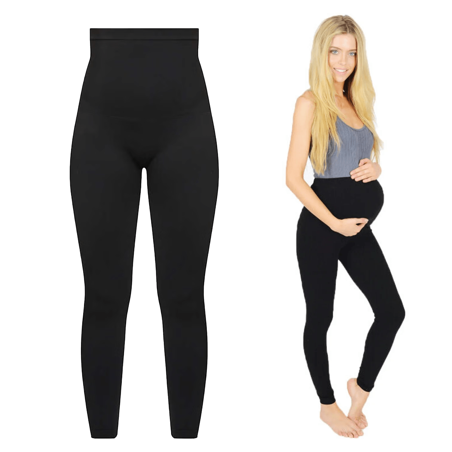 Fleece Lined Maternity Leggings Pregnancy Pant UK Best in Online Maskura Get Trendy Get Fit