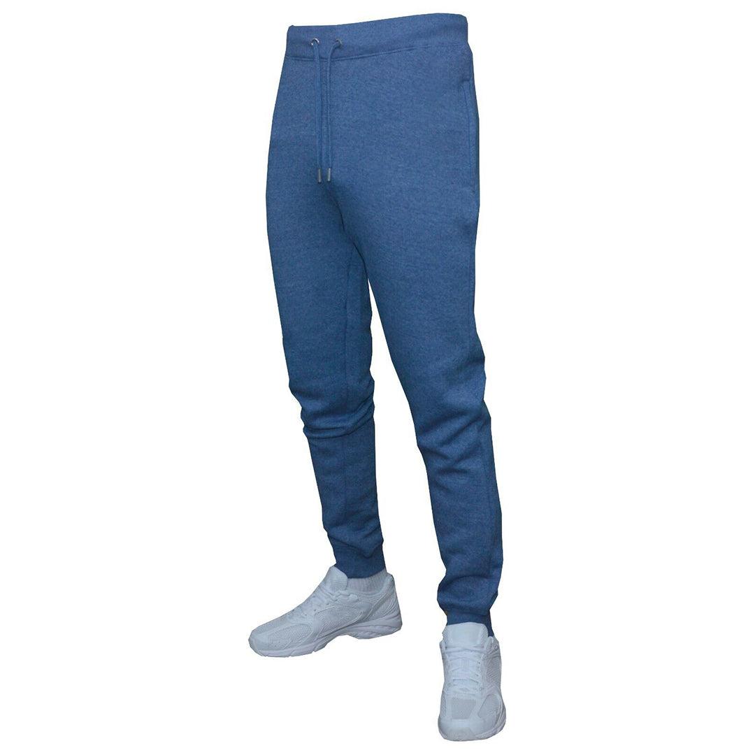 Men's Fleece Lined Joggers Sweatpants With Zipper Pockets Winter Warm Pants For Men Running Workout Gym Athletic
