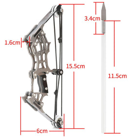 Archery Kits for Beginners - 6" Mini Compound Bow Arrows Set