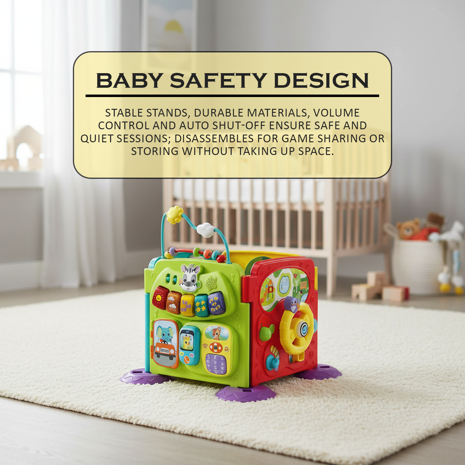 Montessori learning cube for babies and toddlers