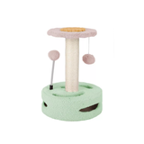 Multi-level cat tower with scratching posts