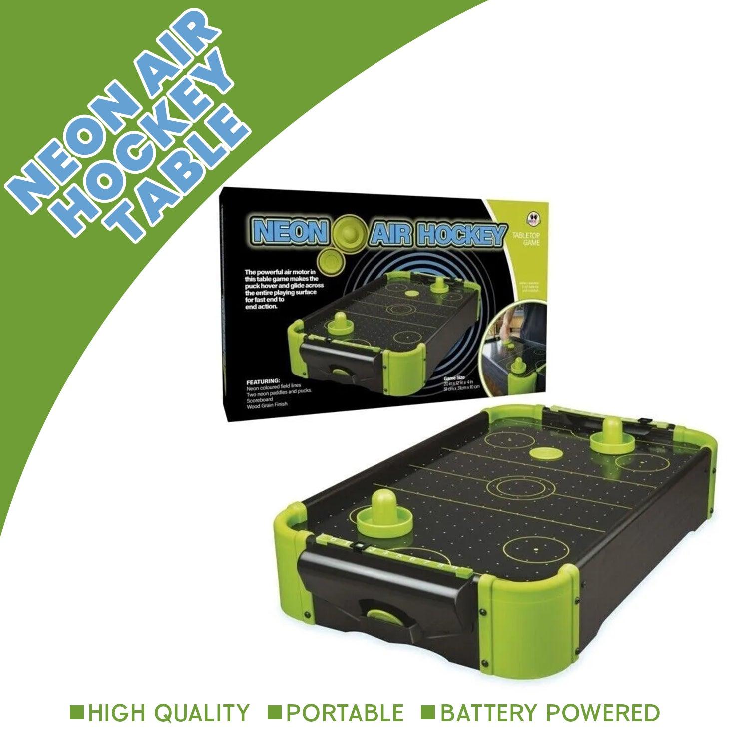 Neon Air Hockey Table