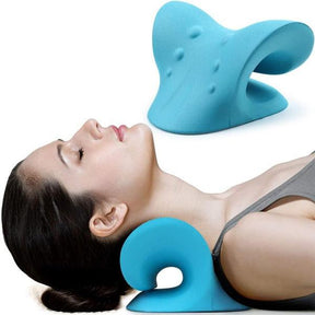 Neck Stretcher - Neck Traction Pillow Original Cloud Shape Neck Stretcher Cervical Pain Relief UK