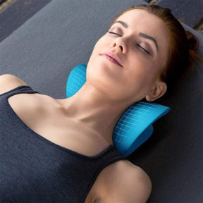 Neck Stretcher - Neck Traction Pillow Original Cloud Shape Neck Stretcher Cervical Pain Relief UK