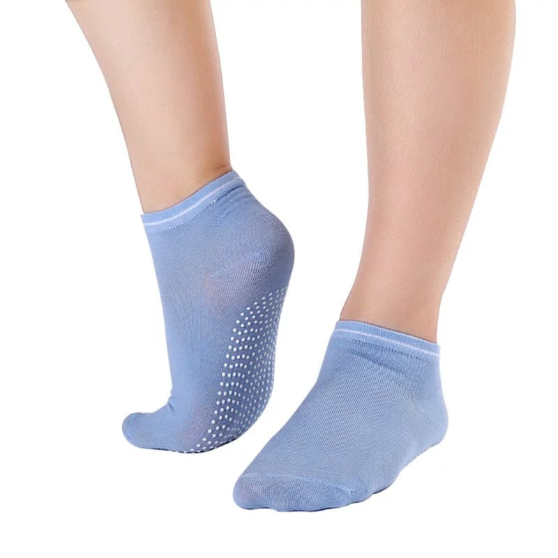 Women Yoga Socks Two Toe Anti Slip Cotton Pilates Quick Dry Dance Sock  Slippers