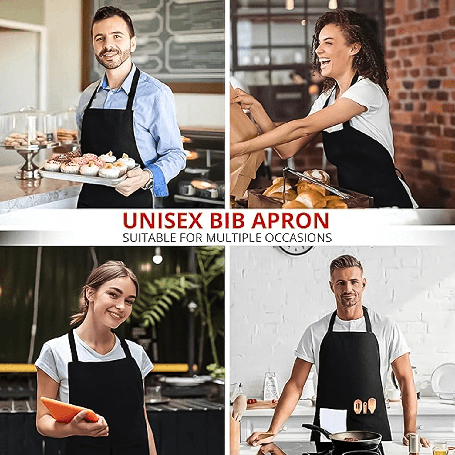 Oilproof and waterproof plain apron