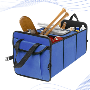 Halfords Car Boot Organiser Heavy Duty Foldable Tidy Pocket