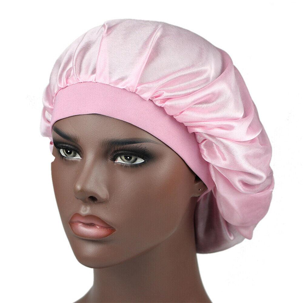 WLLHYF Silk Bonnet For Men, Satin Bonnet Single Layer Elastic Band Silk