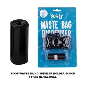 	 used poop bag holder