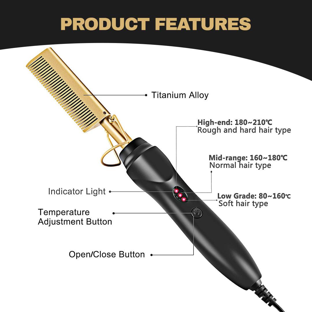 Straightening Hot Comb Electric Hot Comb Press Comb Straightener Maskura Store Get Trendy Get Fit