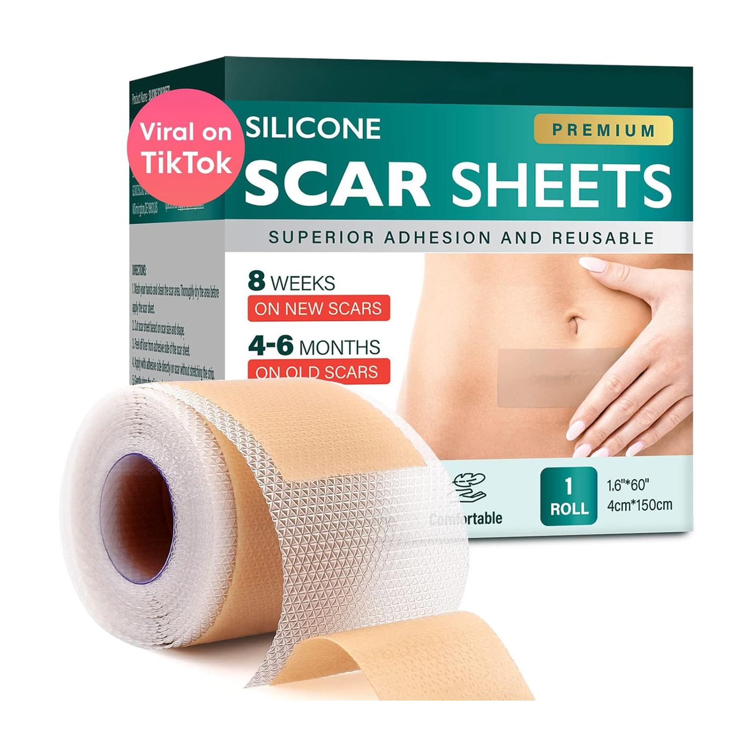 Silicone Scar Sheets for Surgery, Burns & C-Section Scars | UK