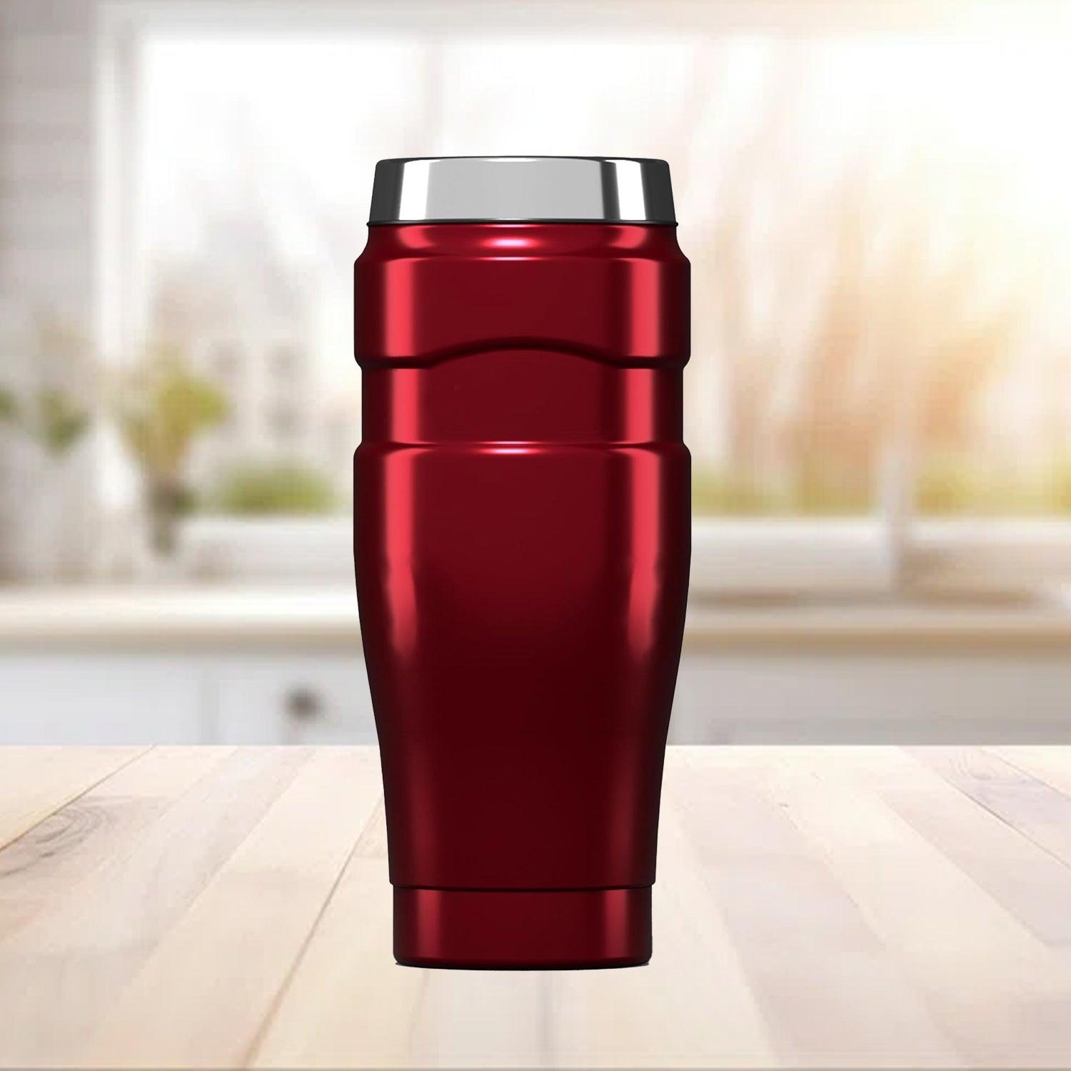 Red Stainless Steel Travel Mug