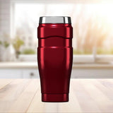 Red Stainless Steel Travel Mug