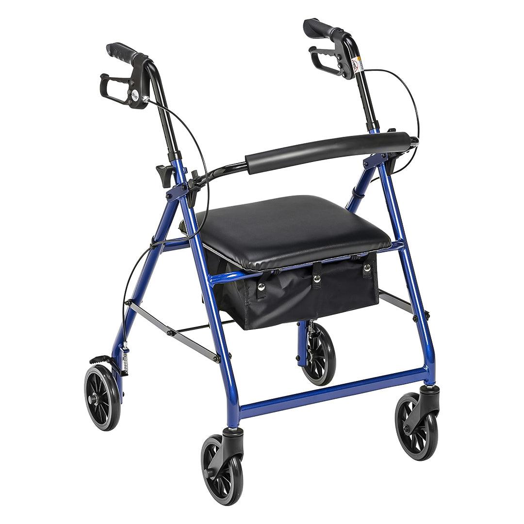 Rollinator Lightweight Rollator Walker With Seat - Lightweight 4 Wheel Rollator ...