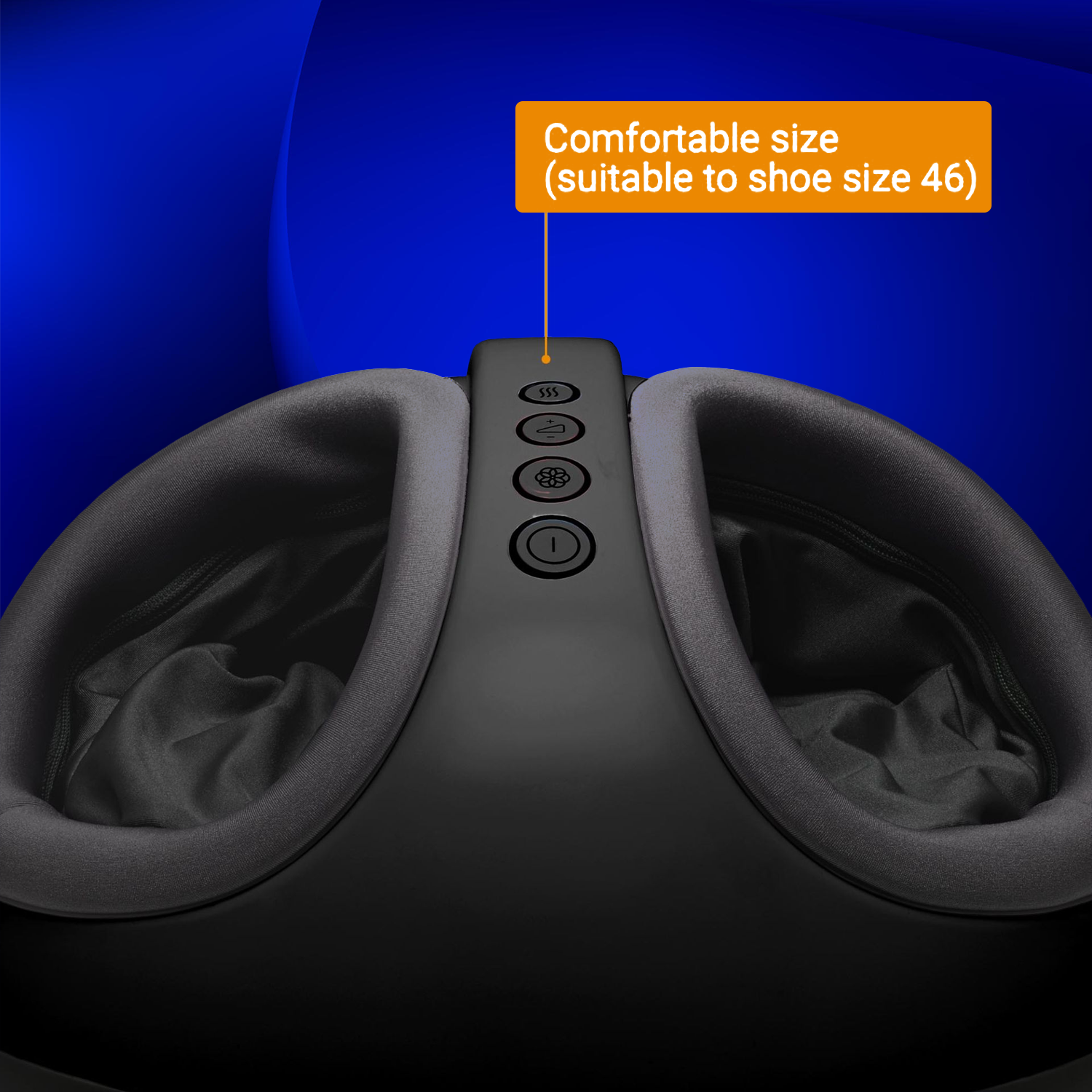 Rolling and kneading shiatsu foot massager