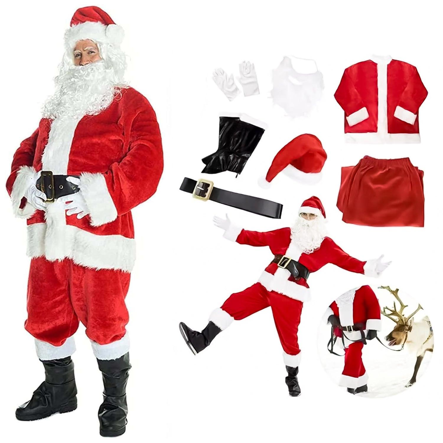 Santa Outfit Santa Suits Amazon Santa Claus Outfit 7pcs Santa