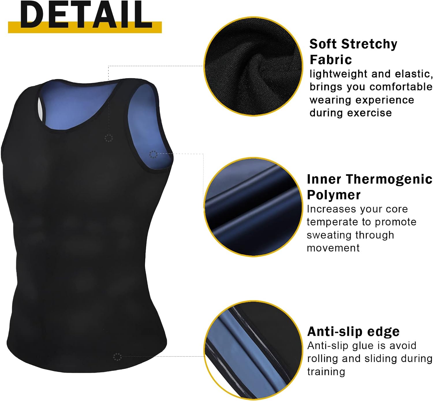 Sauna Suits for Weight Loss - Workout Vest Gym Shirt Shaper