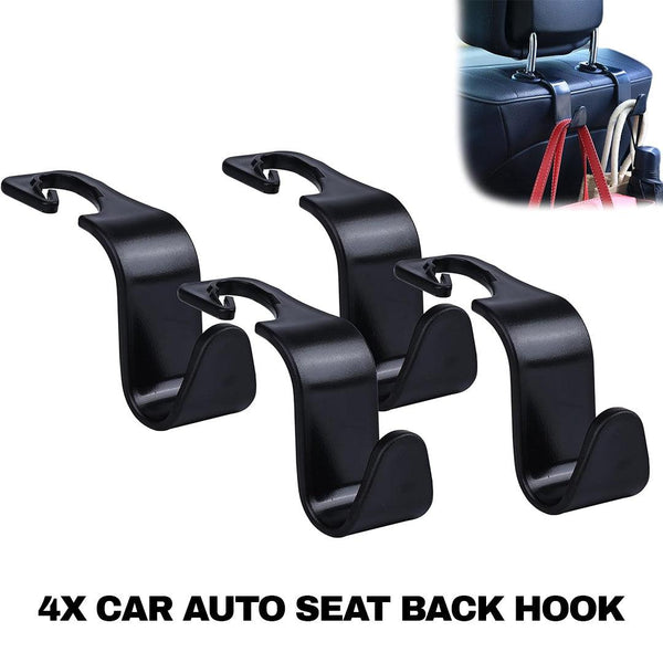 4 Pcs Garage Hooks Heavy Duty Wall Hooks for Hanging Heavy Duty, Black