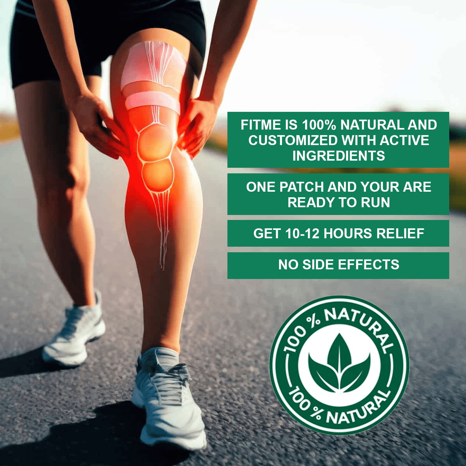 Self Heating Pain Relief Patch